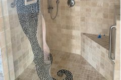 Custom Design Tile Bathroom 1