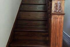 Restored Original Wood Banister Stairs