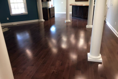 Red oak wood floor install Bel Air from Amazonia Floors