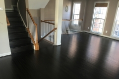 Black Dark Hardwood Floor