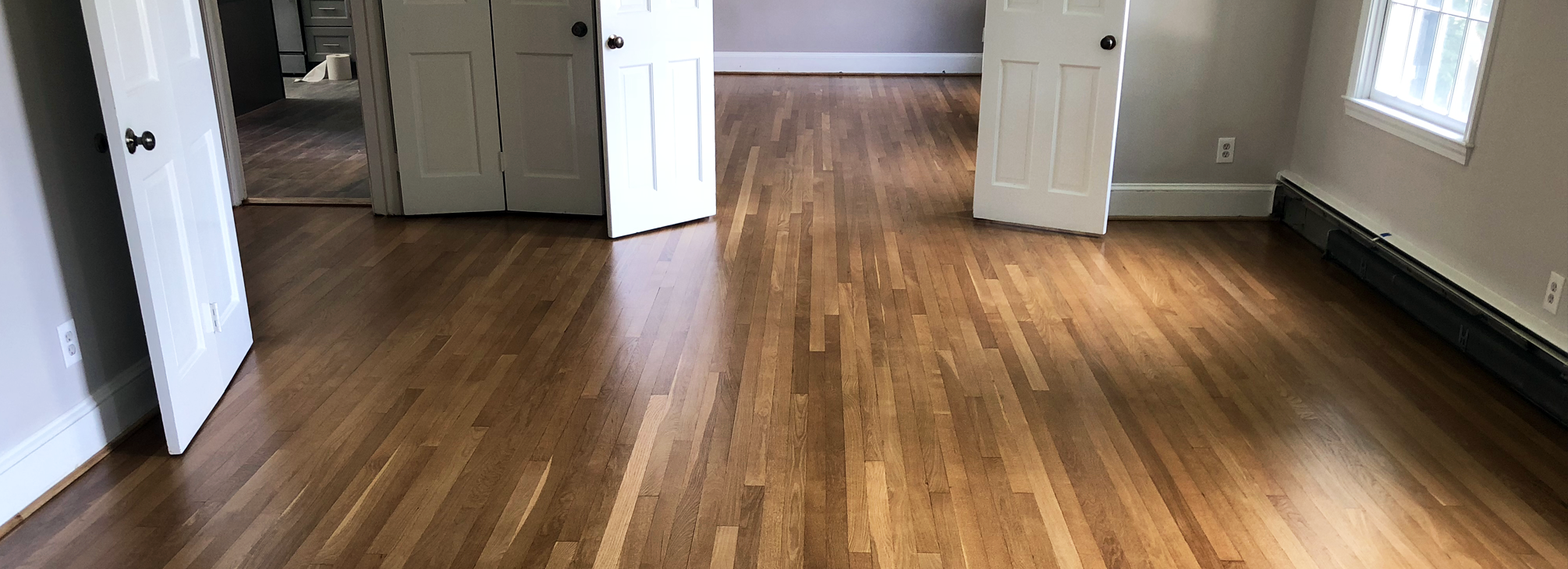 Contact Page - New hardwood Floor