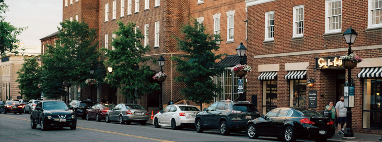 Downtown Annapolis street view where we do the best hardwood floor restorations